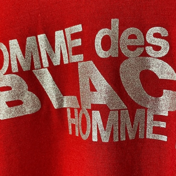Comme des Garçons Homme Plus Red Wool Long Sleeves - pre-owned - Picture 3 of 7